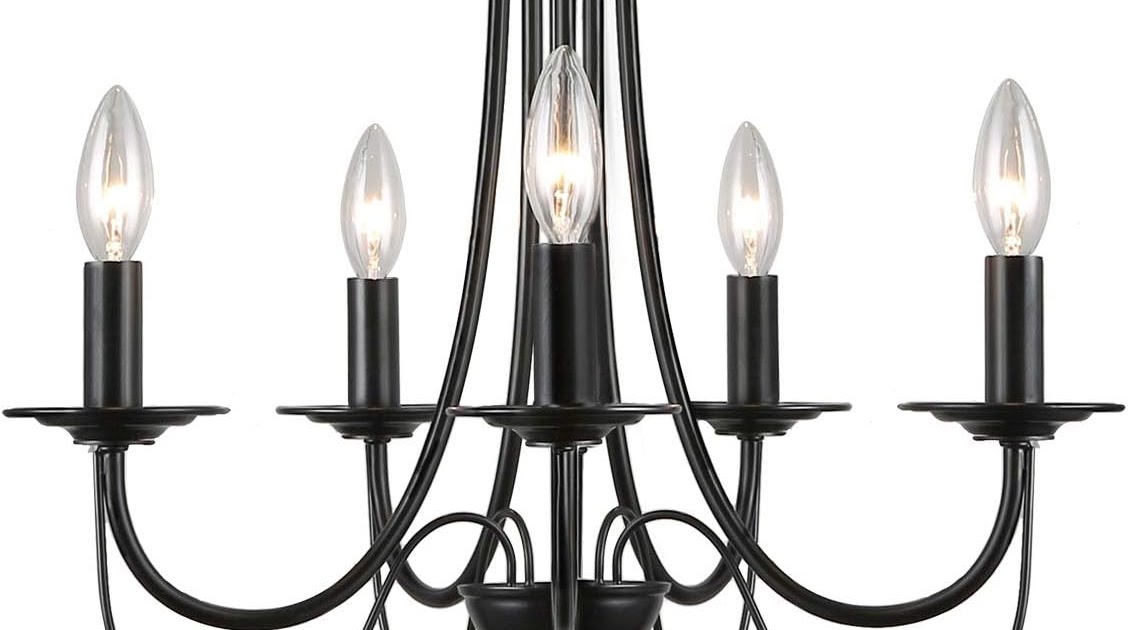 Small Black Chandelier For Dining Room