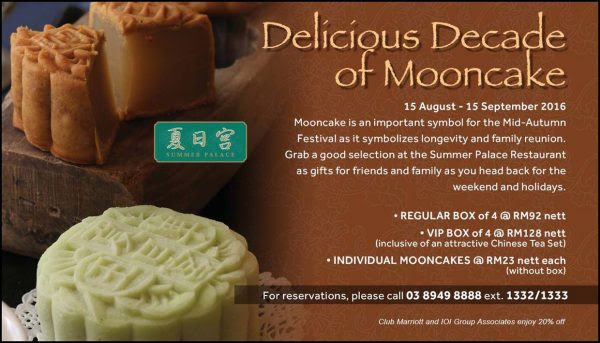 Delicious Decade of Mooncake Delicious Decade of Mooncake