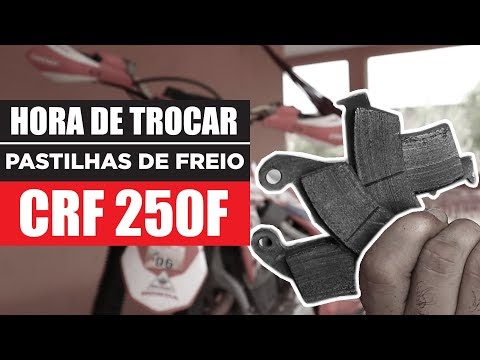 Como trocar pastilhas de freio Honda CRF 250F (dianteiro e traseiro)