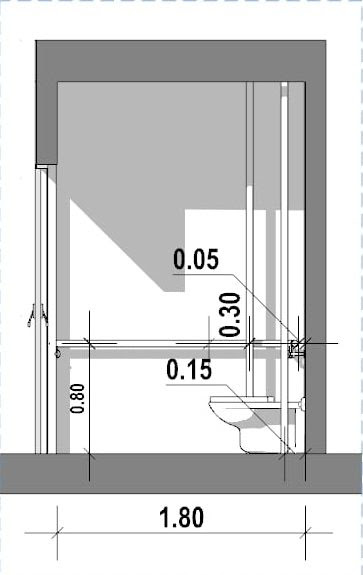 Bagno Disabili 140x180 Dwg Cuppaiprecpi