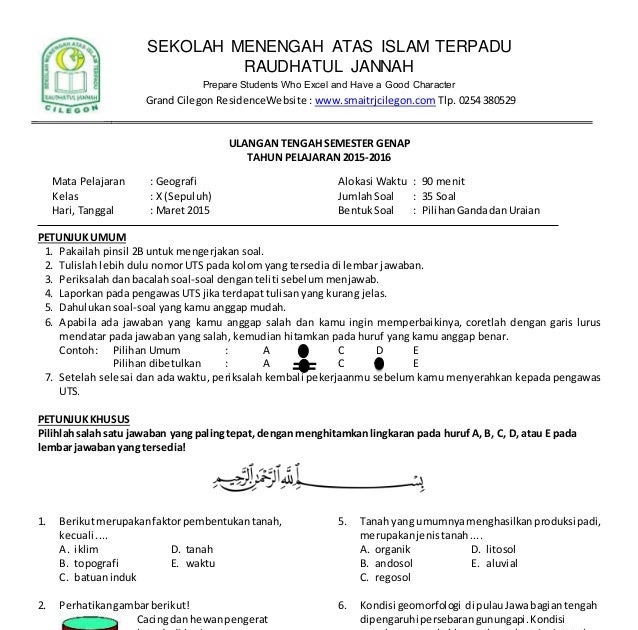 Soal Essay Sosiologi Kelas 10 Semester 2