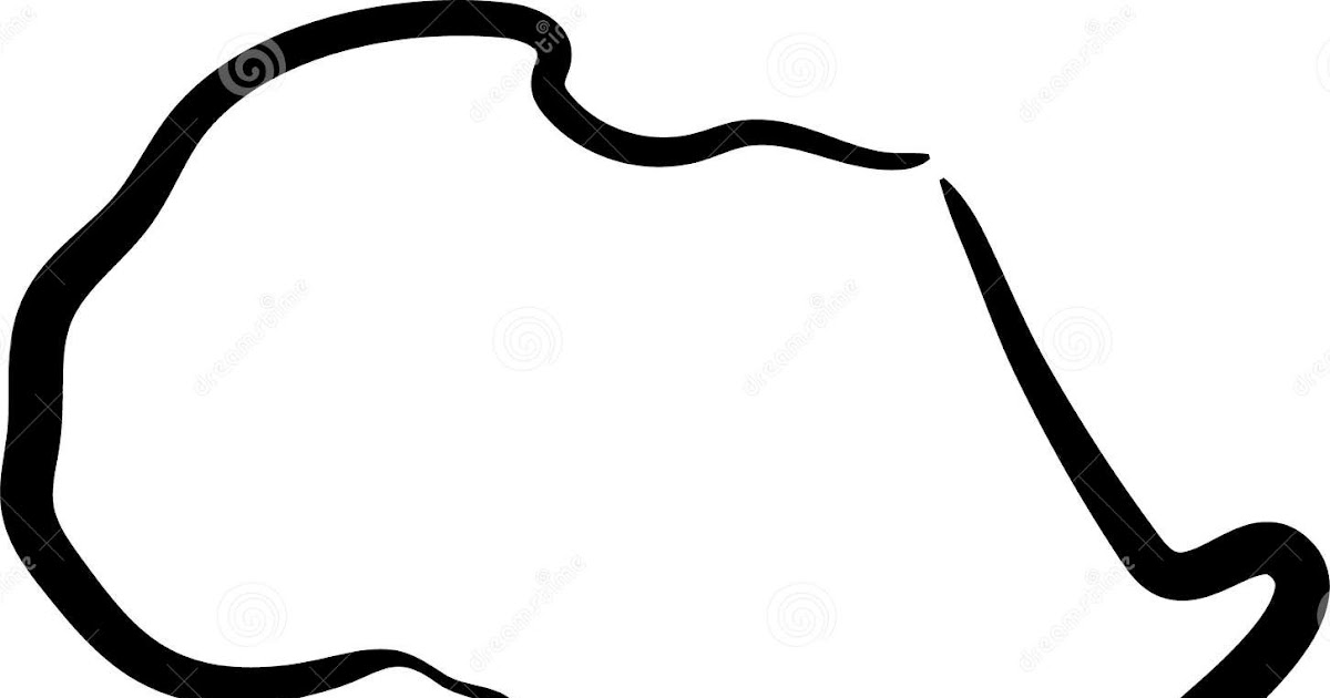 Africa Outline Vector Outline Map European African And Asian