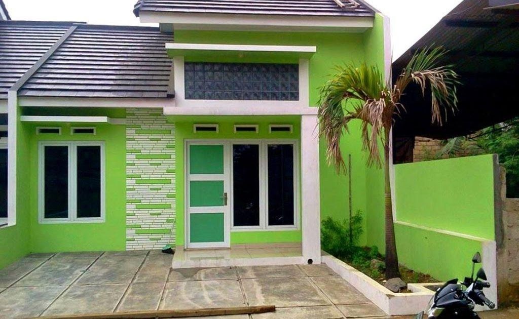  Cat  Exterior Rumah Minimalis  Warna Hijau  Rumah Desain