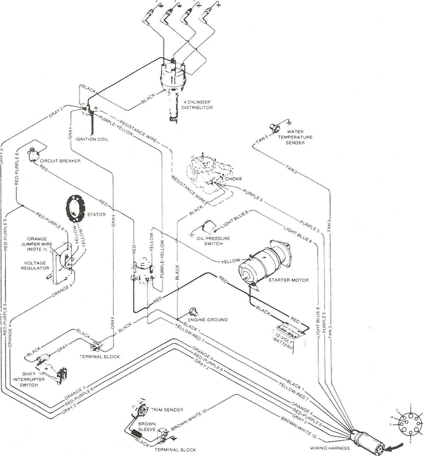 3 0 Mercruiser Trim Wiring Diagram