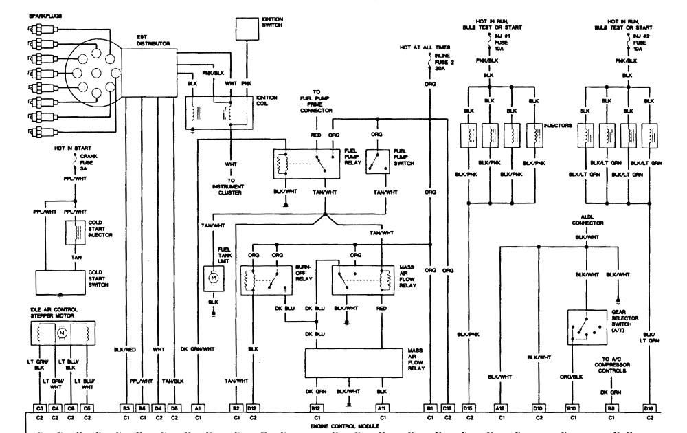 1986 Camaro Fuel Pump Wiring Harnes Diagram - Wiring Diagram Schema