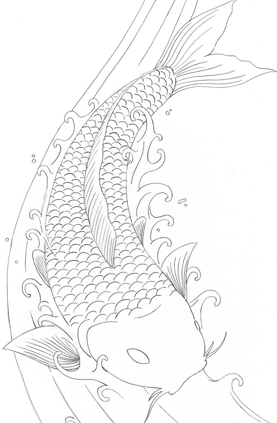 Koi fish coloring pages to download and print for free Koi fish coloring pages to download and print for free