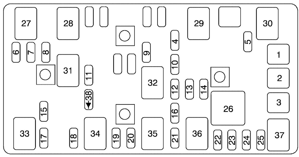 33 2008 Chevy Impala Fuse Box Diagram