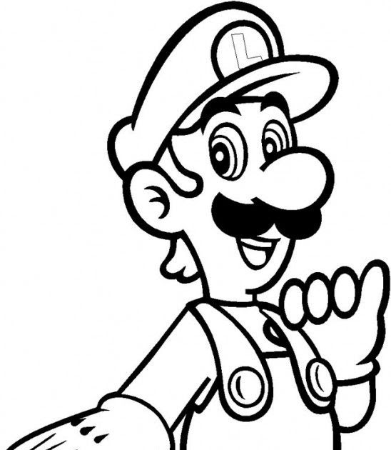 Luigi And Daisy Coloring Pages - Mario Kart Coloring Pages Luigi Mario