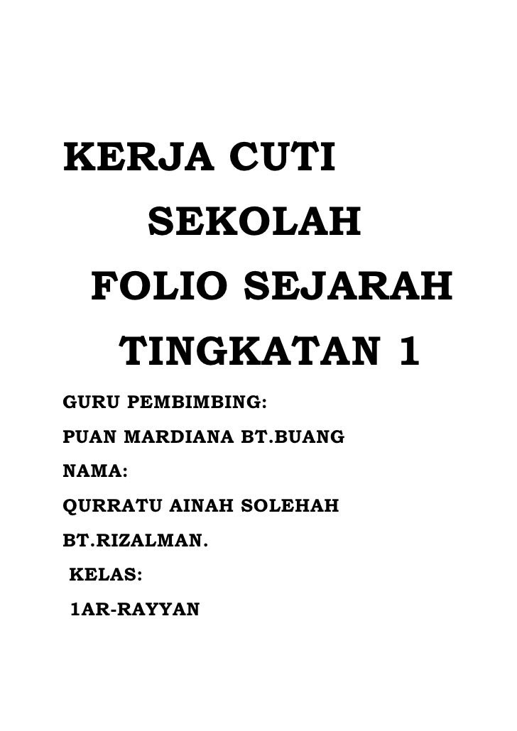 Contoh Folio Moral Tingkatan 2 - Contoh 36