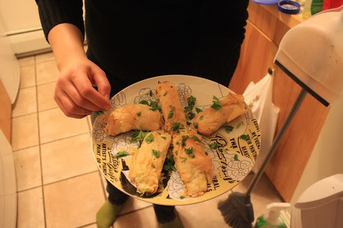 Herbed Feta Pastries.