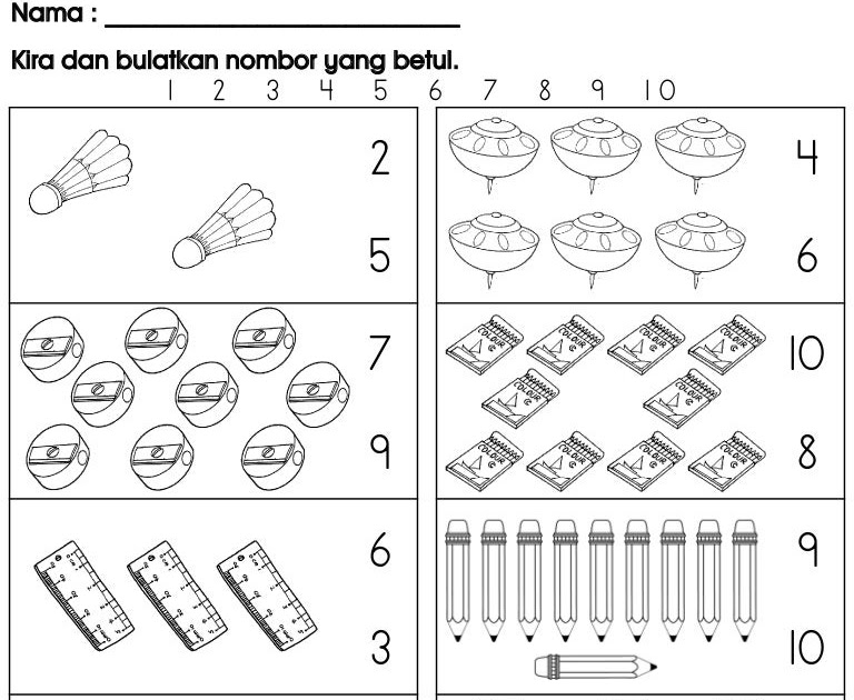 Latihan Matematik Tahun 4 Pola Nombor / Latihan Matematik Membandingkan