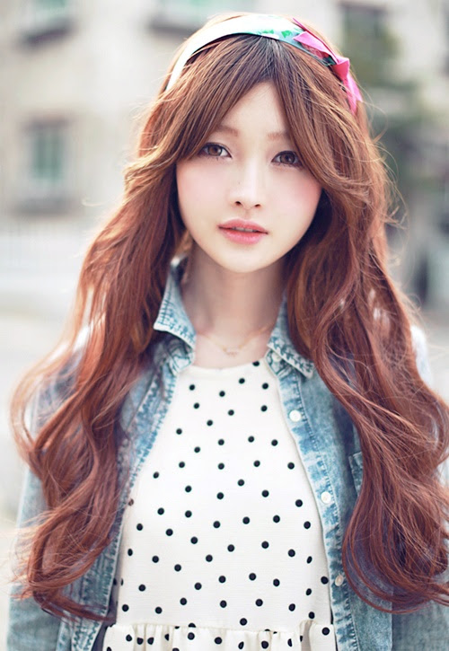 36 New Style Korean Curly Hairstyles For Long Hair