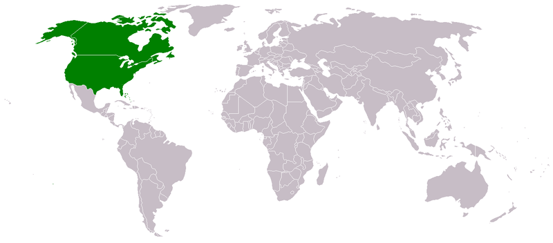 El Mundo y Los Mapas: america anglosajona