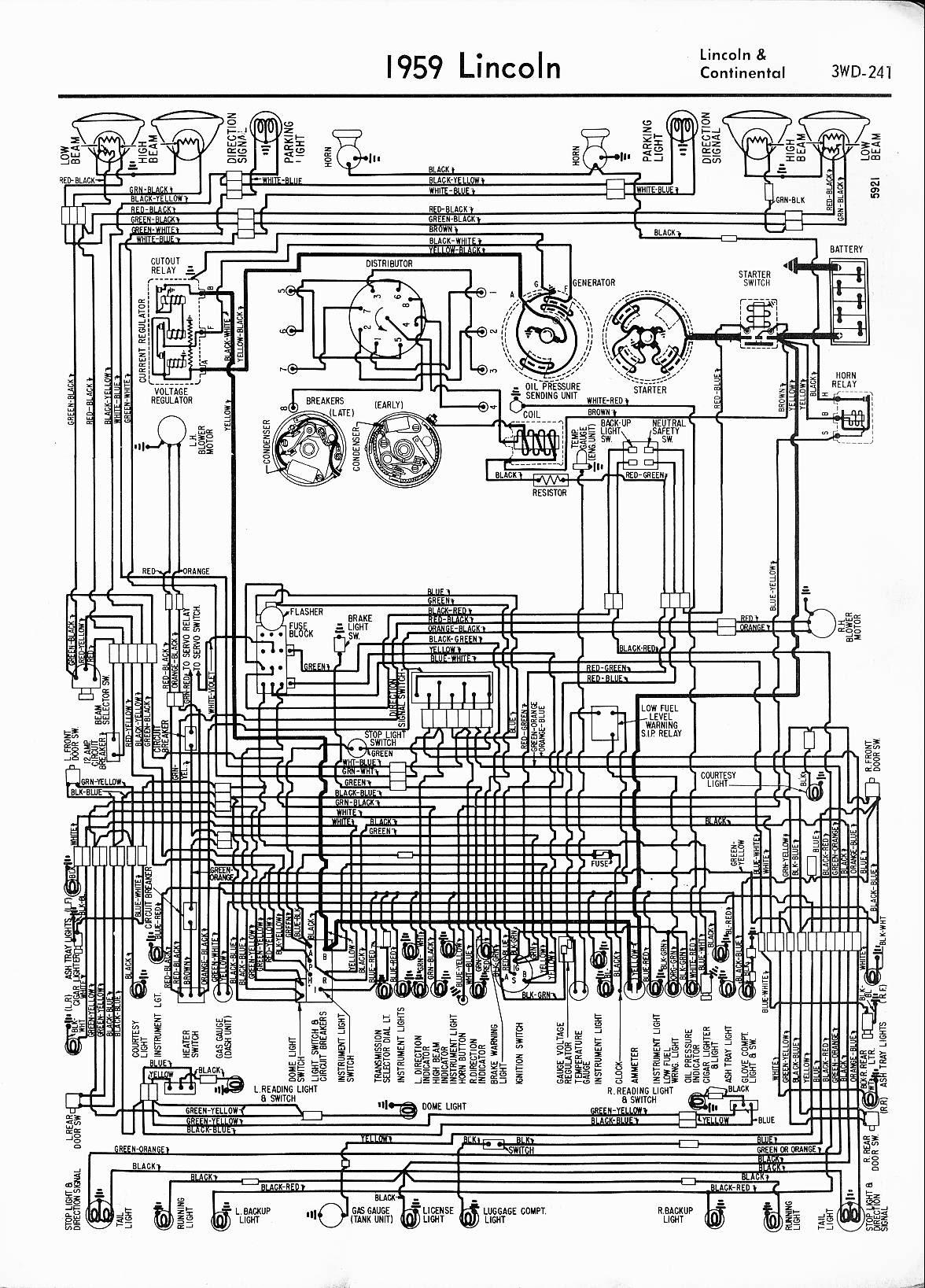 Wiring Schematic 1999 Lincoln Continental - Wiring Diagram Schemas