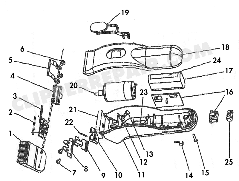 31 Oster Clipper Parts Diagram