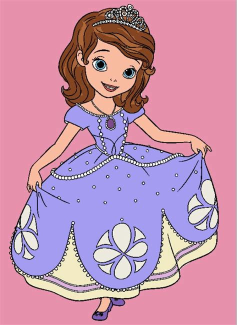 Disney Coloring Pages Sofia The First Learn To Color