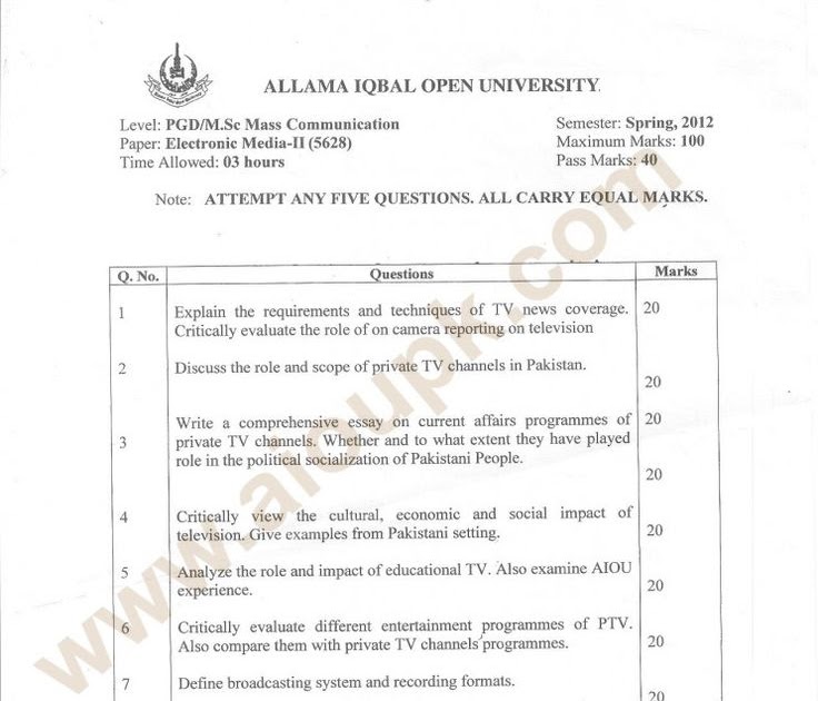 media essay in urdu