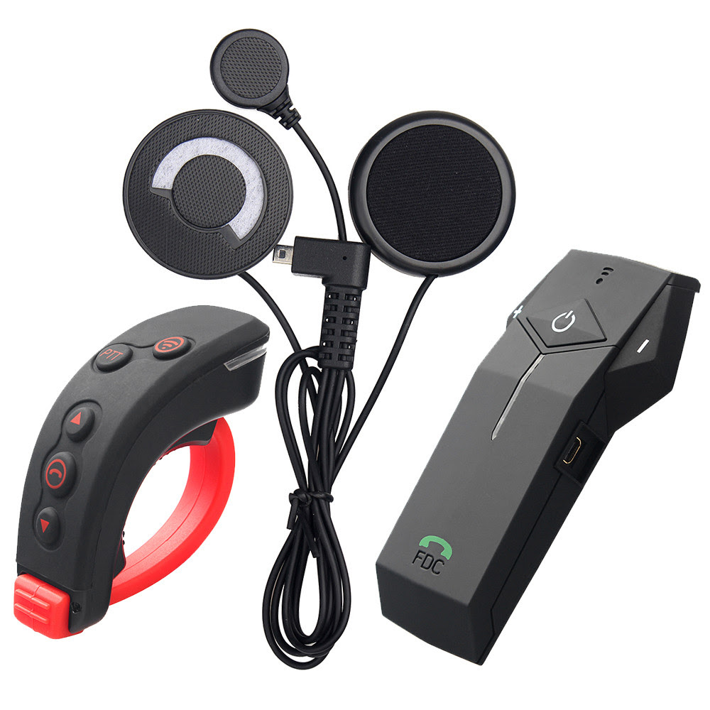 Product: Fast Promotion FreedConn COLO-RC Motorcycle Helmet Bluetooth Headset NFC FM Function With Earphone+Remote Control