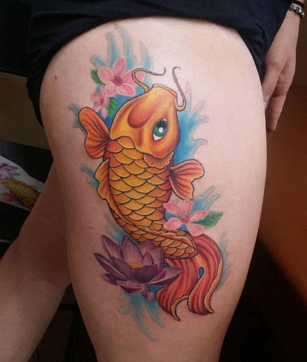 Gambar Tato Ikan Koi Di Tangan Koleksi Gambar HD
