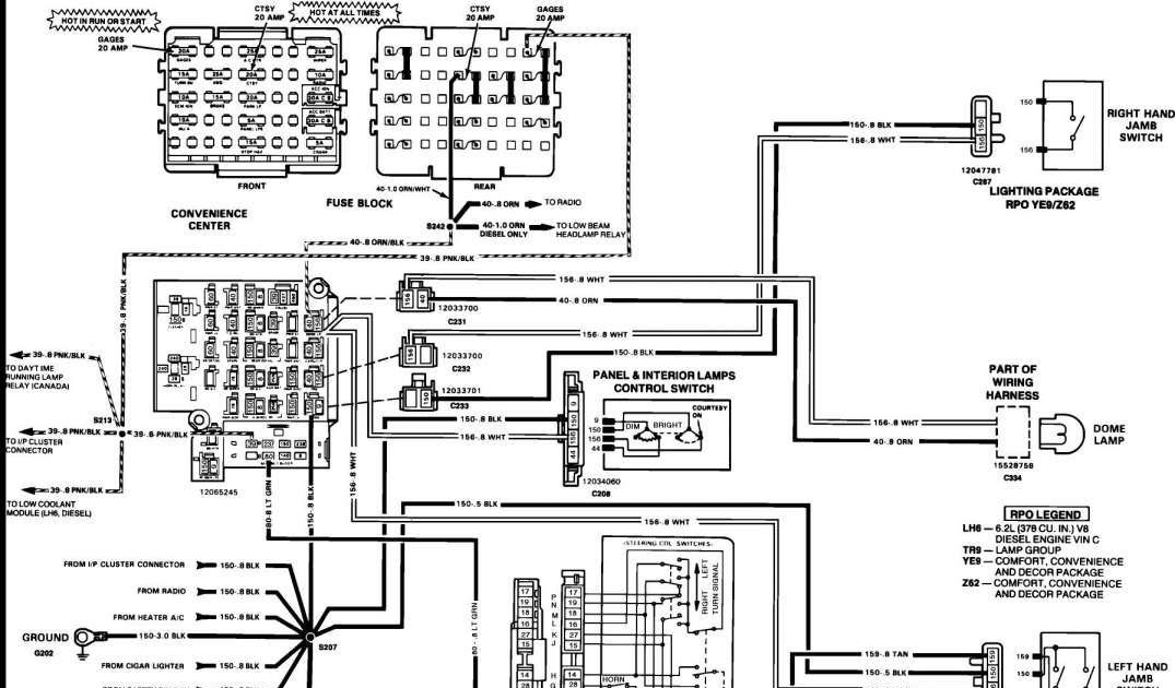 1993 Chevy Silverado Radio Wiring Diagram - Elisia News