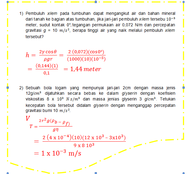 Yuk Mojok Contoh Soal Tegangan Permukaan Dan Meniskus Zat Cair My Xxx