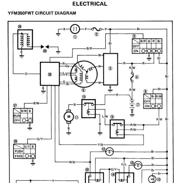 99 Yamaha Big Bear Wiring Diagram