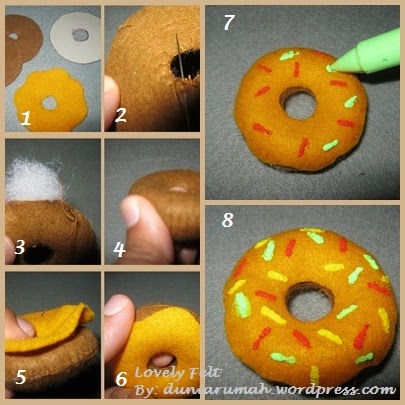 Membuat Donat FLANEL 