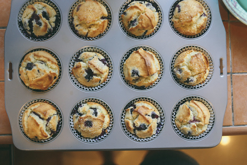 Blueberry and Lime Muffins