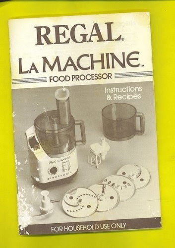 Buy Discount Moulinex LA Machine II Food Processor Manual & Recipes