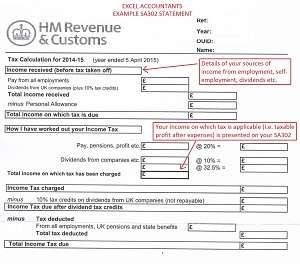 sa302 tax hmrc hm customs employed