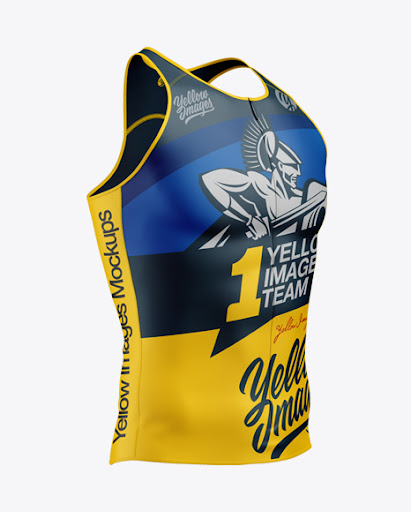 Download Mens Triathlon Top Jersey Mockup PSD File 63.86 MB