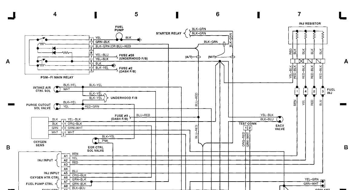 33 1996 Honda Accord Radio Wiring Diagram - Free Wiring Diagram Source