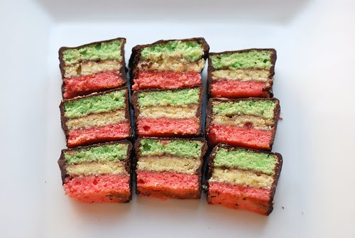Rainbow cookies