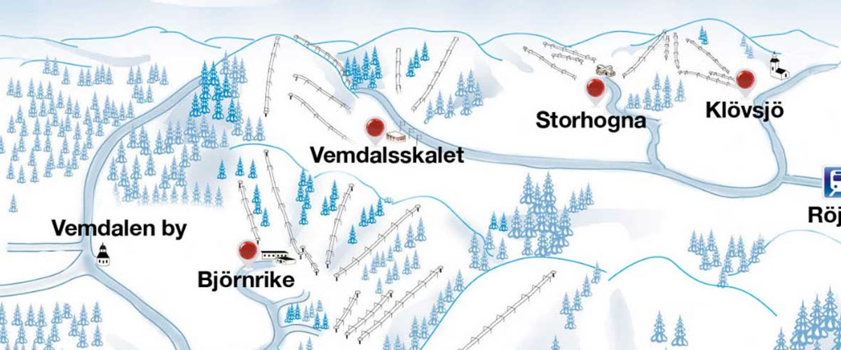 Karta Vemdalsskalet Sverige | Karta Mellersta