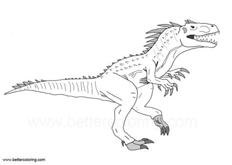 Indoraptor Printable Coloring Pages | Coloring Pages - Free Printable