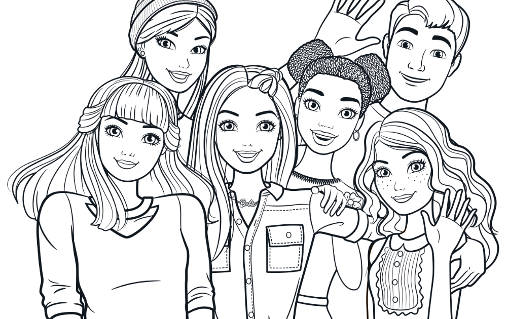 barbie dreamhouse adventures coloring pages (Updated 2023)
