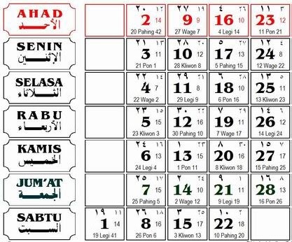 44+ Populer Kalender Jawa 2 November 1997, Kalender Jawa