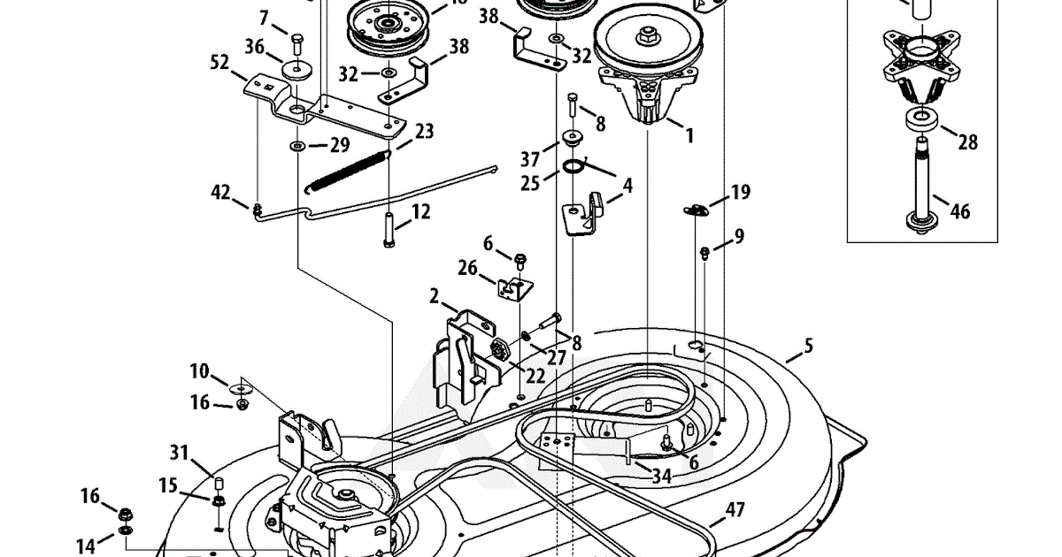 Wiring Diagram 13 Troy Bilt Pony Deck Belt Diagram