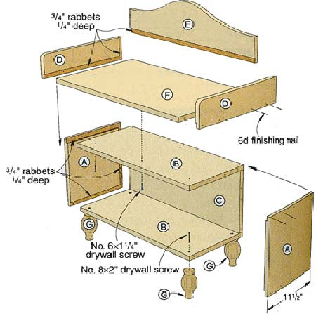 Woodworking Plans Entryway Bench Easy Woodworking Projects