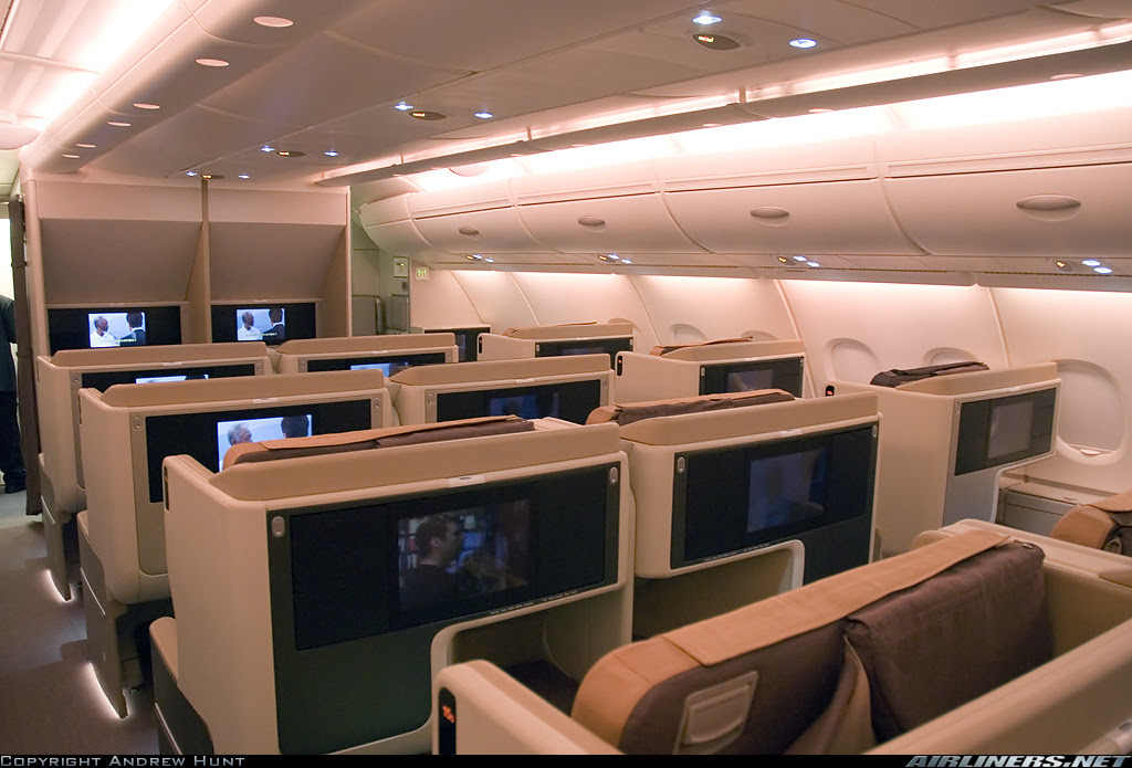 Airbus 380 Interior Video