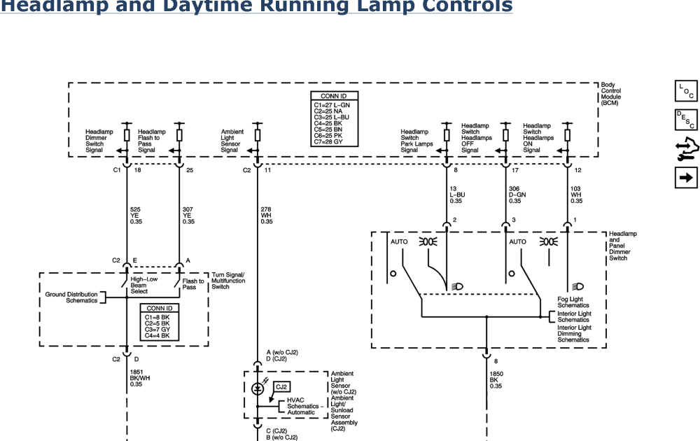 2003 Silverado Headlight Wiring Diagram