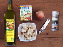 Pâtes tofu fumé oignon crème végétale vegan Pâtes au tofu fumé, oignon et crème végétale