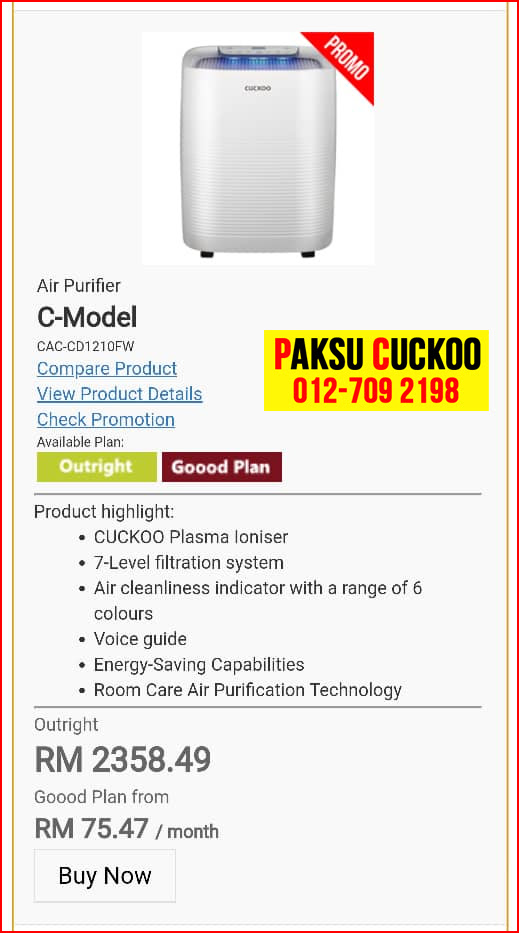 register harga sewa beli pasang penapis udara cuckoo pahang kuantan c model vs penapis udara coway cuckoo air purifier terbaik