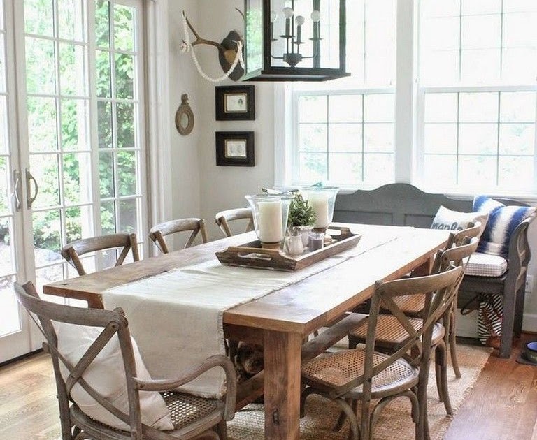 Farmhouse Dining Room Table Decor Ideas