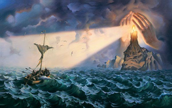 Arte de Vladimir Kush_Crianças do exôdo 15