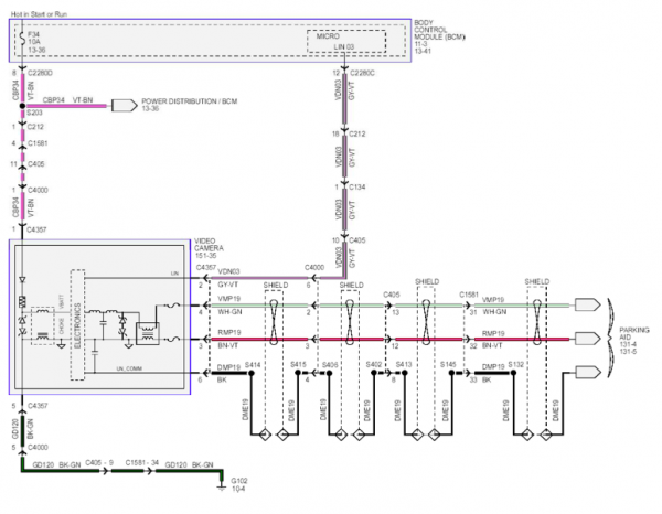 Ford Camera Wiring Harnes