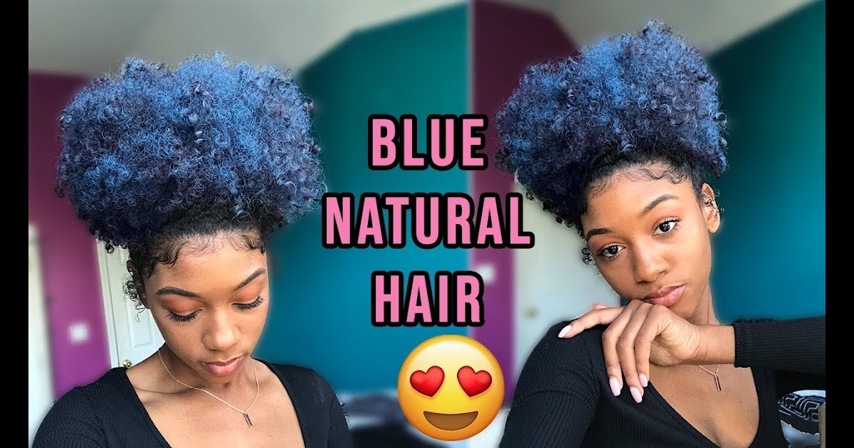 blue hair without chemicals