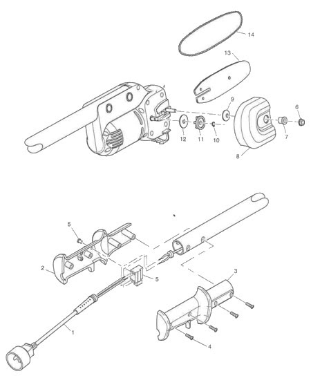 33 Remington Pole Saw Parts Diagram