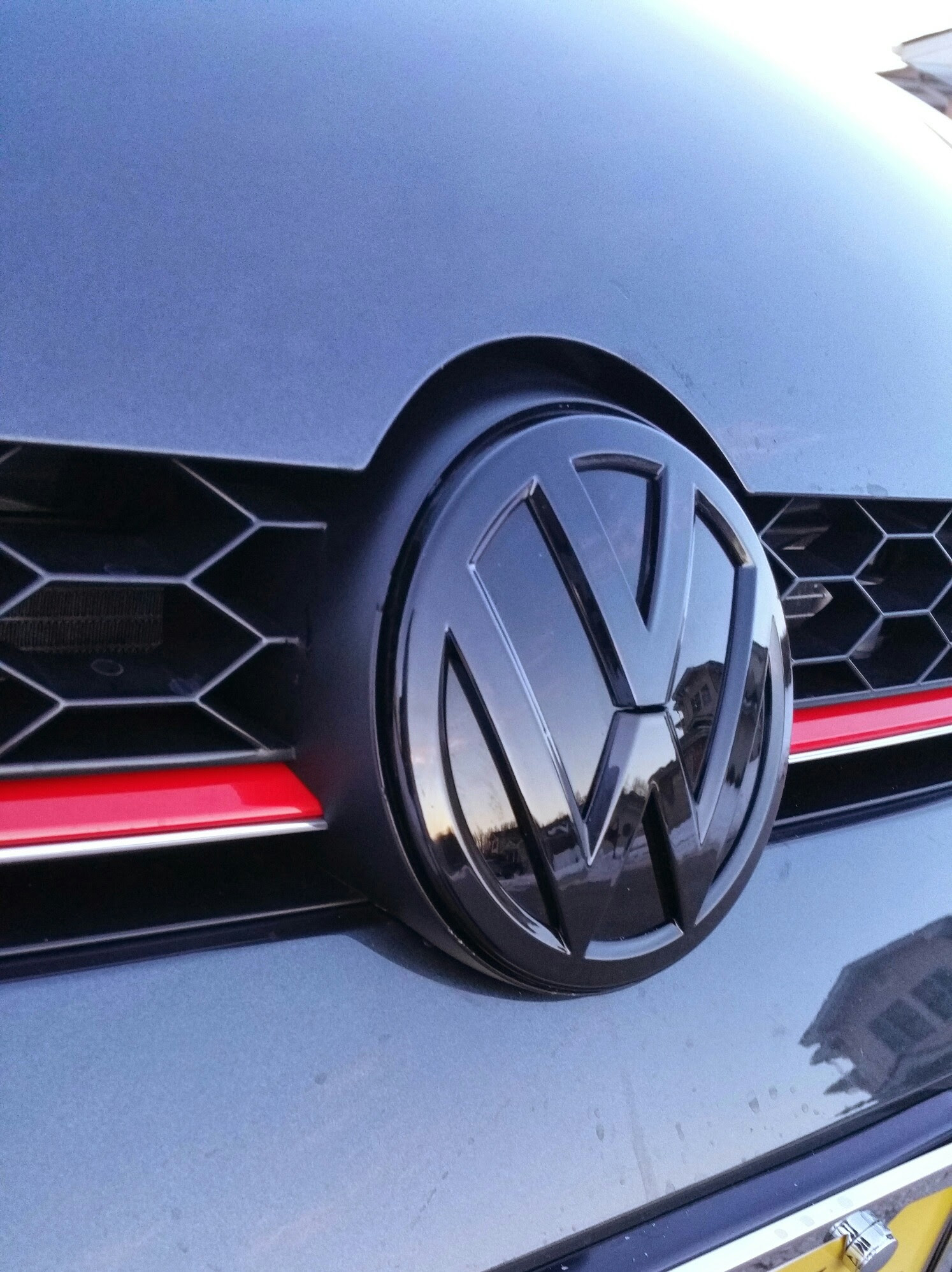 Black Volkswagen Emblem