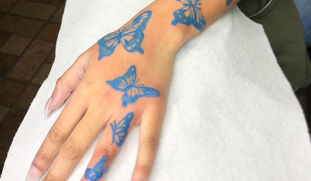 Butterfly Hand Tattoos - wide 5